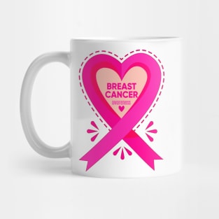 In October We Wear Pink Breast Cancer Awareness Survivor Mug